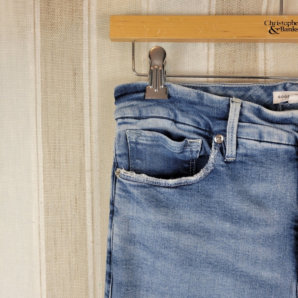Good American High Rise Skinny Jeans Blue Size 6/28 - Picture 2 of 11